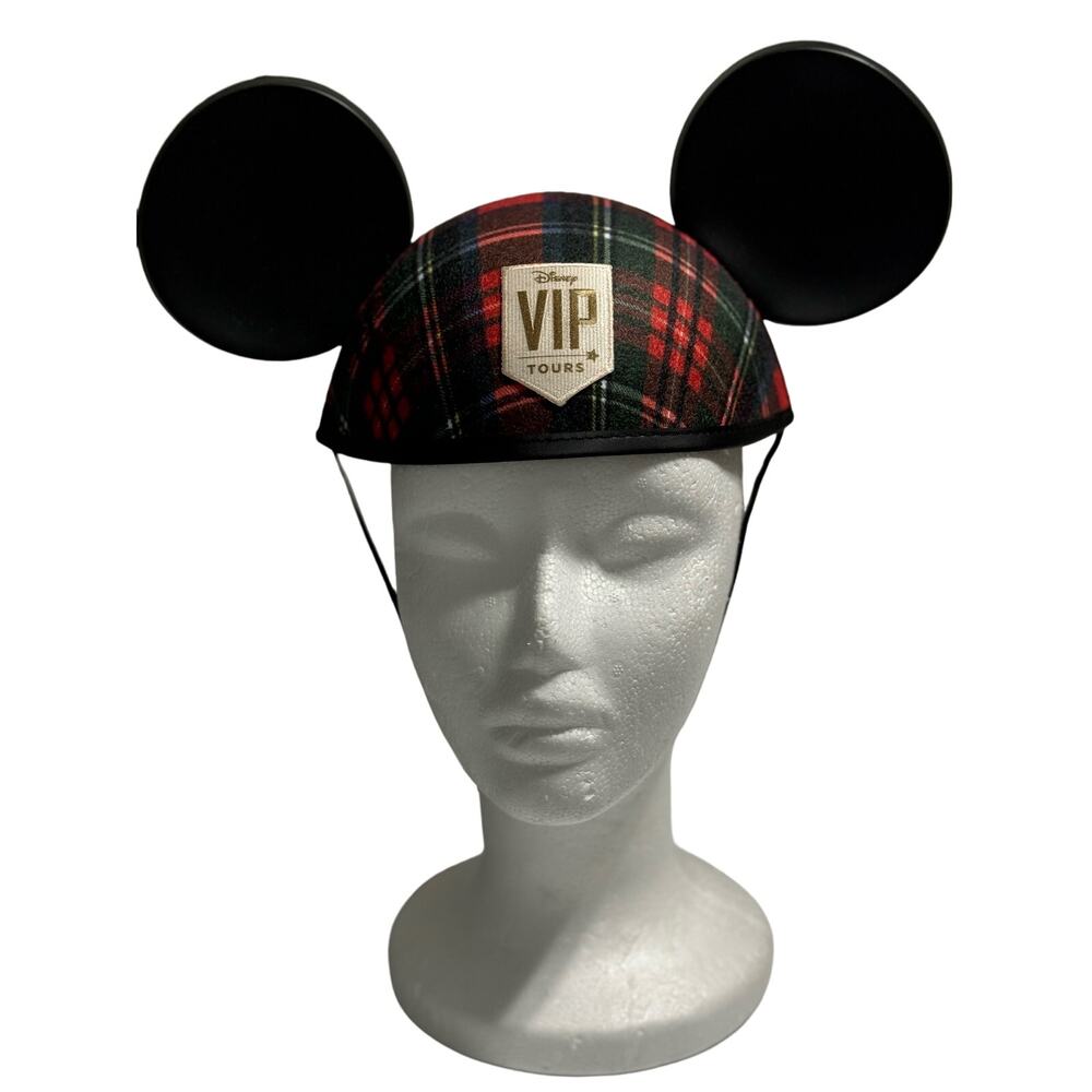 Disney Parks VIP Tour Plaid Mickey Ears